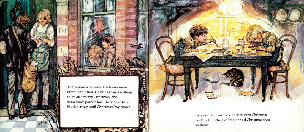 Lucy and Tom at Christmas